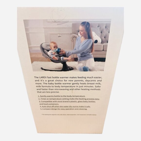 Larex B011 Bottle Warmer Fast Baby Bottle Warmer Breastmilk Formula New Sealed - Picture 5 of 5